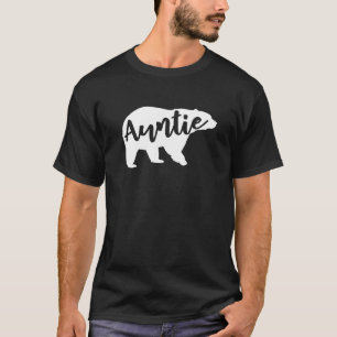 Tante Bär Lustige Süße Babyparty Ankündigung T-Shirt