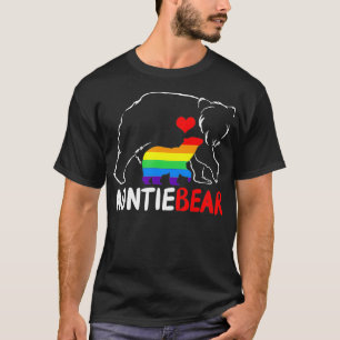 Tante Bear Proud Tante Regenbogenflagge LGBT Prix T-Shirt