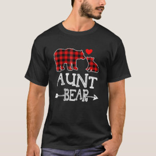 Tante Bear Weihnachten Weihnachten Pajama Rotes Ka T-Shirt