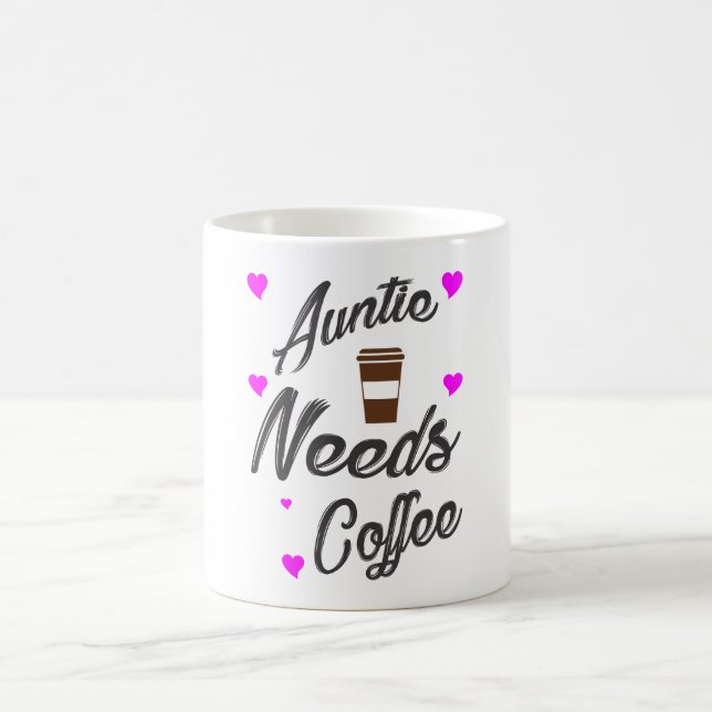 Tante braucht Kaffee Tasse Geschenk (Mittel)