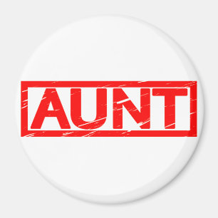 Tante-Briefmarke Magnet