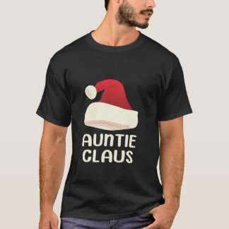Tante Claus Weihnachten Matching Pajamas Tante T-Shirt