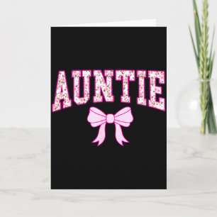 Tante Coquette Bogen Rosa Ästhetik Muttertag Tante Karte