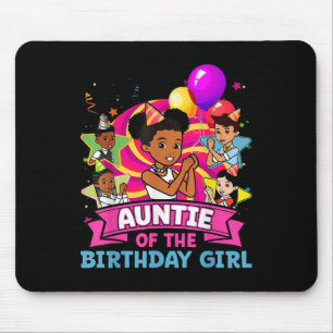 Tante Das Geburtstagsmädchen Party Rosa Puppe Fami Mousepad