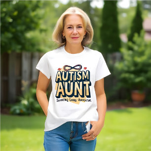 Tante der Autismus: Unterstützung, Liebe, Befürwor T-Shirt