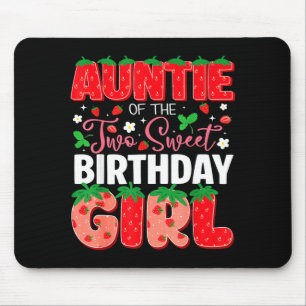 Tante der beiden süßen 2. Geburtstagsmädchen Mousepad