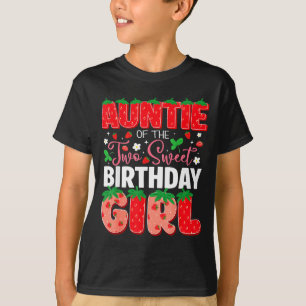 Tante der beiden süßen 2-jährigen Geburtstagsmädch T-Shirt