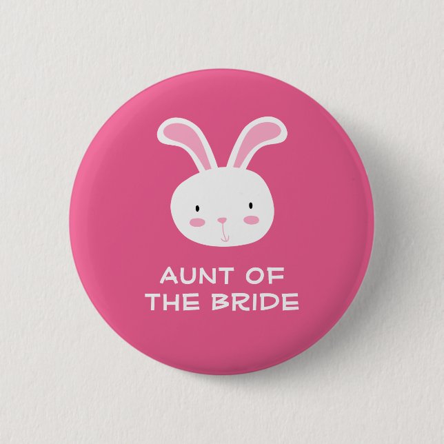 Tante der Braut Button (Vorderseite)