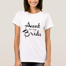 Tante der Bride Retro Black Script