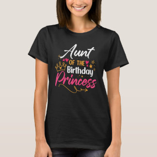 Tante der Geburt Princess Girl Matching Family T-Shirt