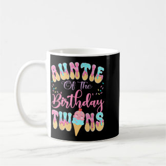 Tante der Geburtstagszwillinge süße Eistropf Kaffeetasse