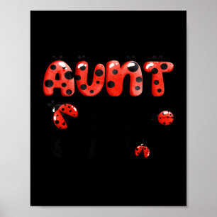 Tante der kleinen Lady Geburtstagsmädchen Marienkä Poster