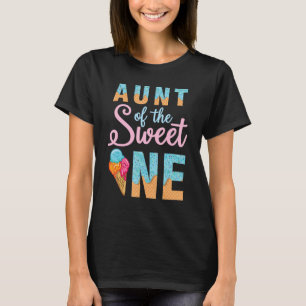 Tante der süßen Eiscreme von einem glücklichen Geb T-Shirt