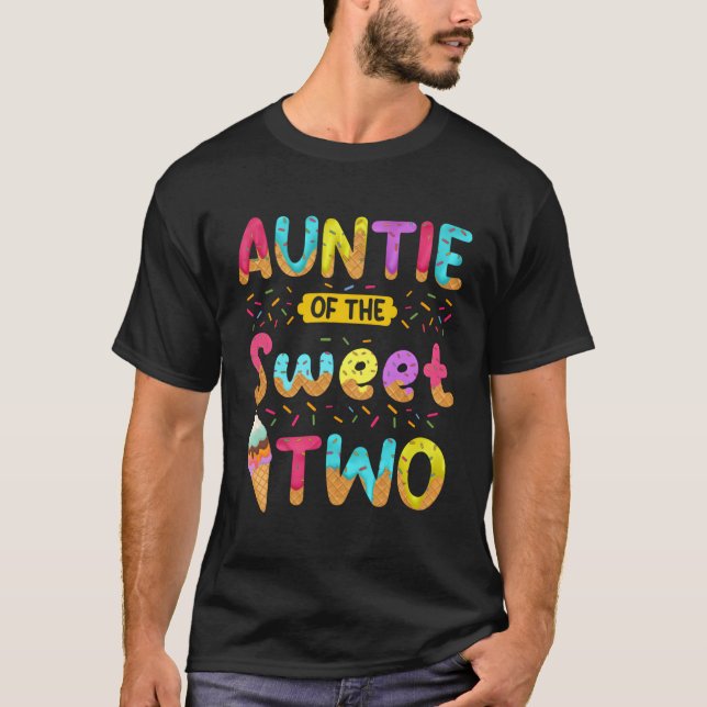 Tante der süßen zwei 2. Eis Py T-Shirt (Vorderseite)