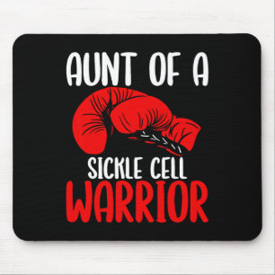 Tante der Warrior-Bewegung der Sichelzellenzelle Mousepad