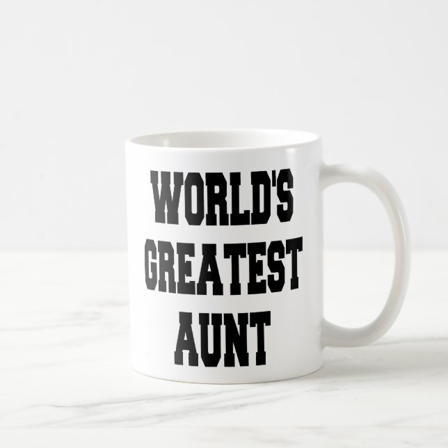 Tante der Welt Kaffeetasse (Rechts)