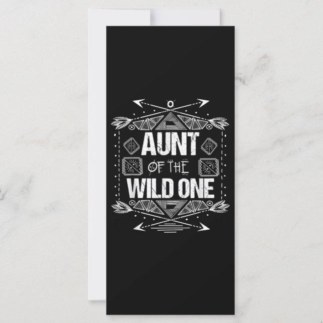Tante der wilden ein Geburtstagsgeschenk (Vorderseite)