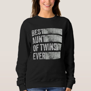 Tante der Zwillinge Schwangerschaftsankündigung Lu Sweatshirt