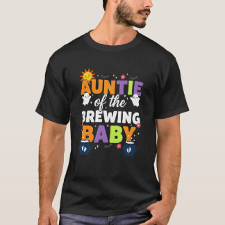 Tante des brauenden Babys Halloween Schwangerschaf T-Shirt