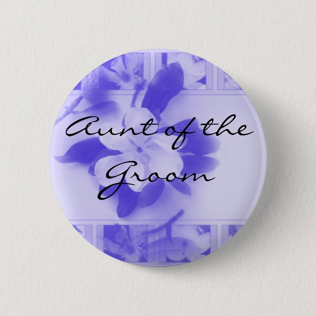 Tante des Bräutigams Button (Vorderseite)