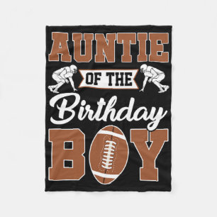 Tante des Geburtstags Boy Football Party Family m Fleecedecke