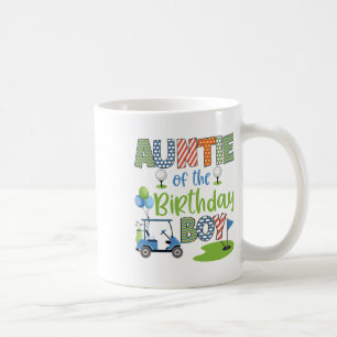 Tante des Geburtstags Boy Golf Lover Familienspiel Kaffeetasse