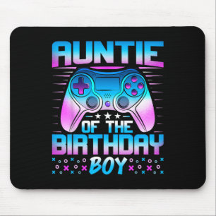 Tante des Geburtstags Junge - Matching Video Game  Mousepad