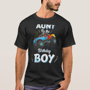 Tante des Geburtstagsjungen Monsters Truck Boday W T-Shirt