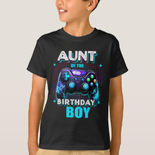 Tante des Geburtstagsjungen passende Familien-Vide T-Shirt