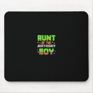 Tante des Geburtstagsjungen Pixel-Gaming-Videospie Mousepad
