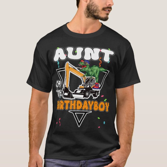 Tante des Geburtstagskinder-Party T-Shirt (Vorderseite)