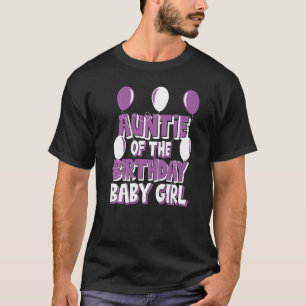 Tante des Geburtstagskindermädchen-Party T-Shirt