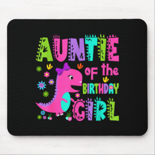 Tante des Geburtstagsmädchens Saurus Rex Dinosauri Mousepad