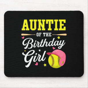 Tante des Geburtstagsmädchens Softll Player Thema  Mousepad