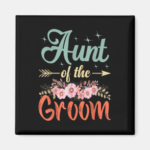 Tante des Groomgeschenks Mama Brautgarten Hochzeit Magnet