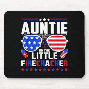 Tante des kleinen Feuerwerkers am vierten Juli Mousepad