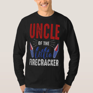 Tante des kleinen Firecracker am 4. Juli Birthda T-Shirt
