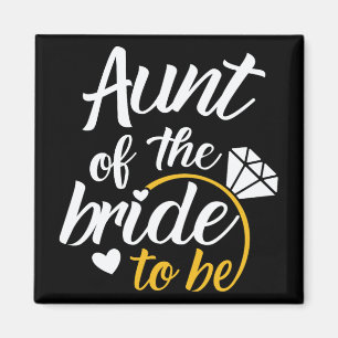 Tante des künftigen großen Hochzeitstages Magnet