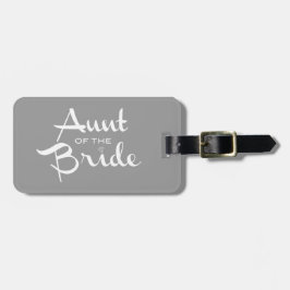 Tante des Retro-Drehbuchs Gepäckanhänger