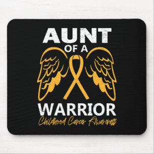 Tante eines Kämpfer-Kinder-Krebsbewusstseins-Engel Mousepad