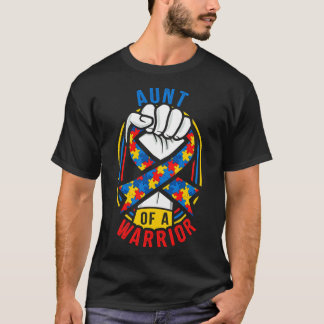 Tante eines Kriegerautismus Bewusstseinsbildung T-Shirt