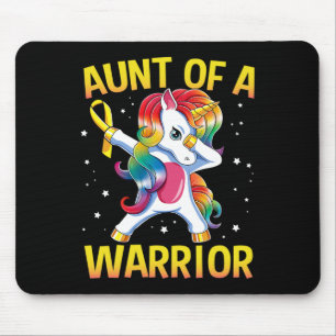 Tante eines Kriegers Kindheit Krebs Bewusstsein Da Mousepad