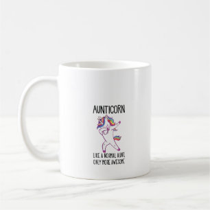 Tante Einhorn Damen Aunticorn Wie eine normale Tan Kaffeetasse