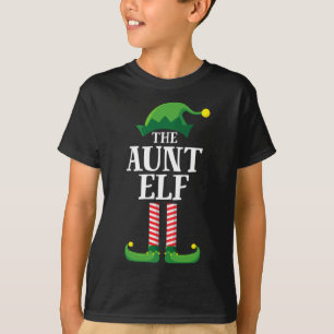 Tante Elf Matching Familienweihnachtsfest Party Pa T-Shirt