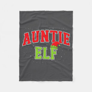 Tante Elf Weihnachten Familie Passende Gruppe Xmas Fleecedecke