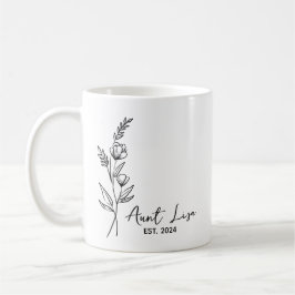 Tante EST. 2024, bald Tante Geschenk. Kaffeetasse
