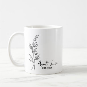 Tante EST. 2024, bald Tante Geschenk. Kaffeetasse