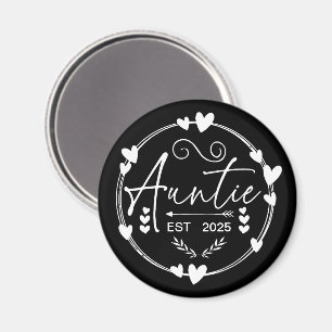 Tante Est 2025 Baby-Ankündigung Cooler Tante Humor Magnet