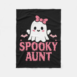 Tante Family Niedlich Pink White Ghost Boulevard H Fleecedecke