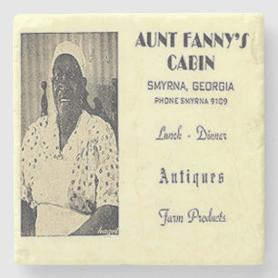 Tante Fanny's Cabin Smyrna, Smyrna Georgia, Steinuntersetzer